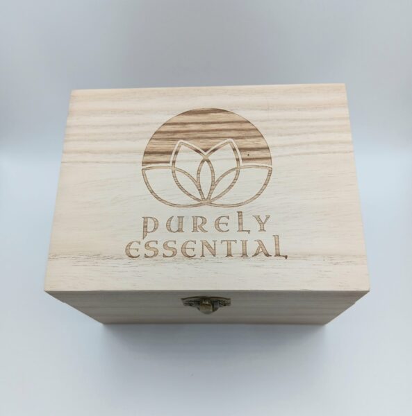 Essential Oil Storage Box - Small Paulownia Wood - Image 2