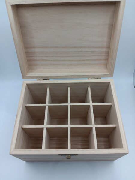 Essential Oil Storage Box - Small Paulownia Wood - Image 6