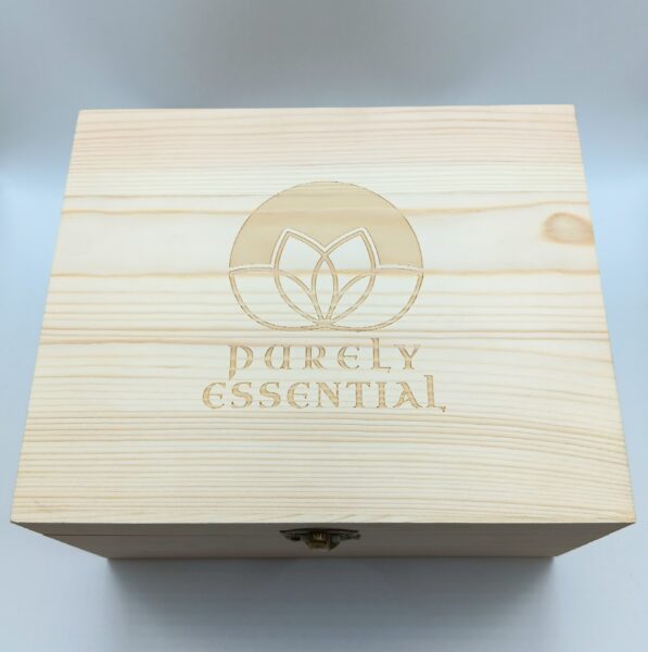 Essential Oil Storage Box - Medium Pine Wood - Image 3