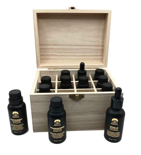 Essential Oil Storage Box - Small Paulownia Wood