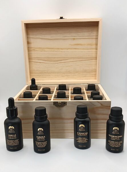 Essential Oil Storage Box - Medium Pine Wood