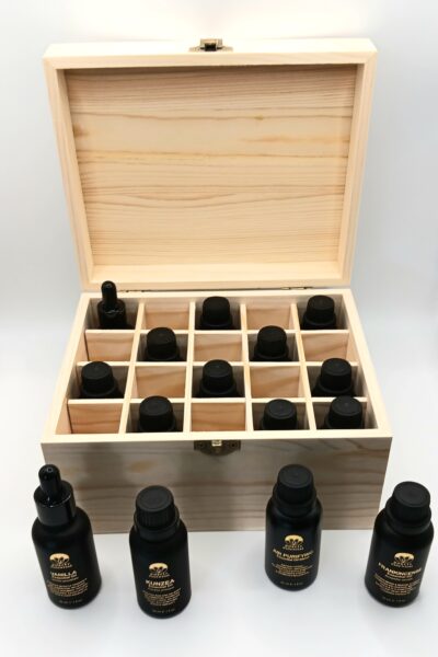 Essential Oil Storage Box - Medium Pine Wood - Image 2