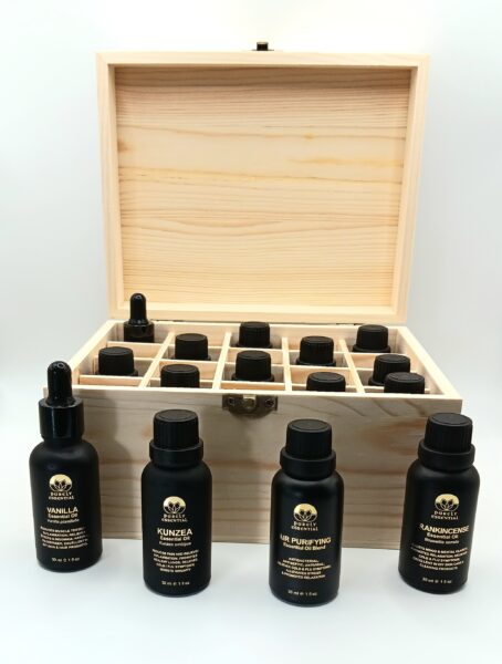 Essential Oil Storage Box - Medium Pine Wood